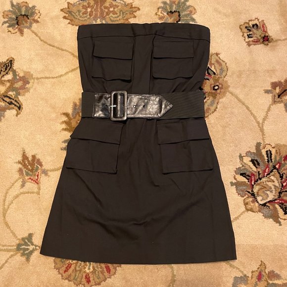 Alice + Olivia Dresses & Skirts - Alice + Olivia Strapless Belted Mini Dress